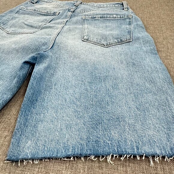NEW! a.n.a a new approach Denim Bermuda Shorts High Rise Sz 10 Cut Offs MSRP $44 - Picture 9 of 10